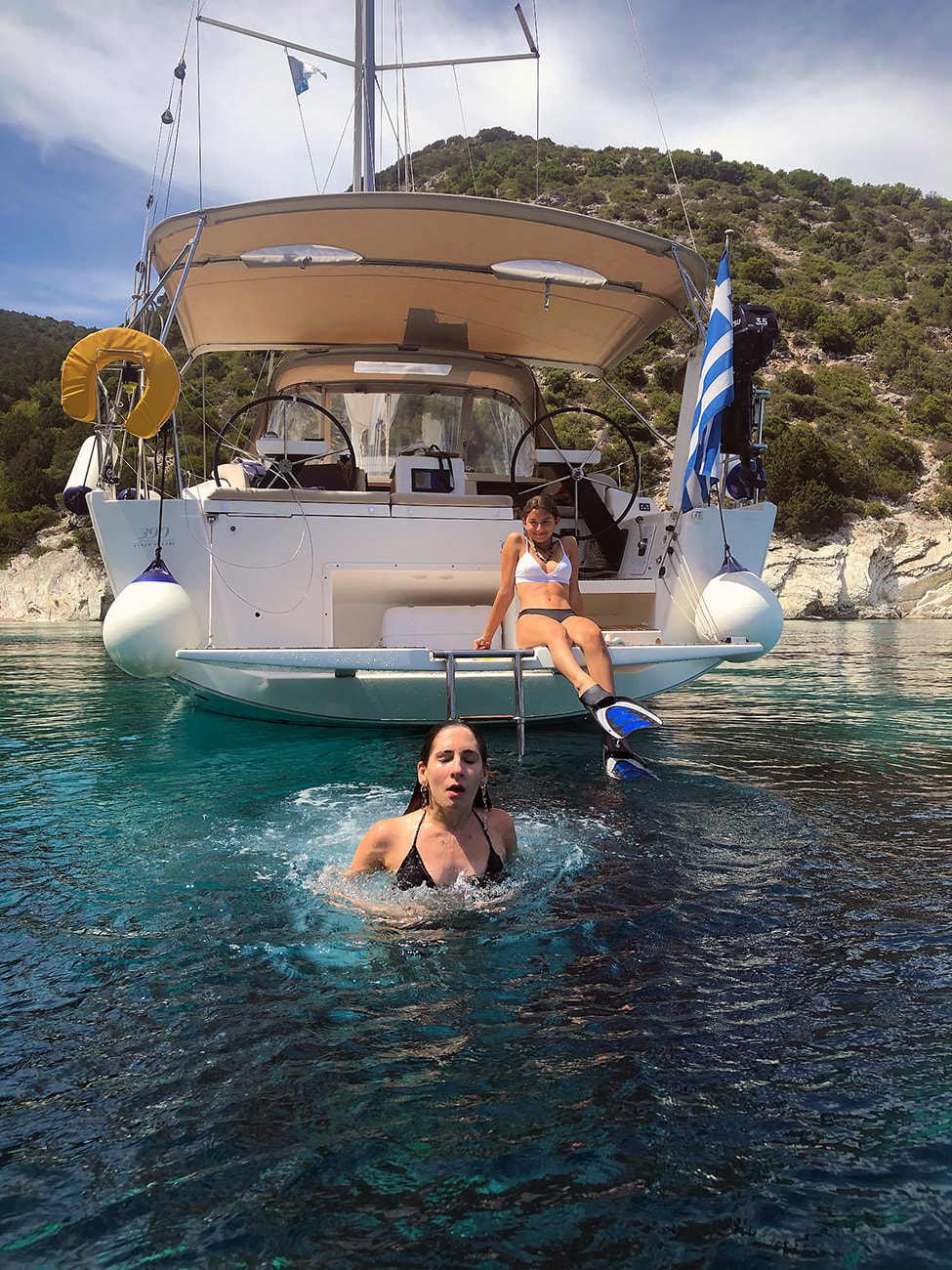 Εξωτερικοί χώροι σκάφους Bellini