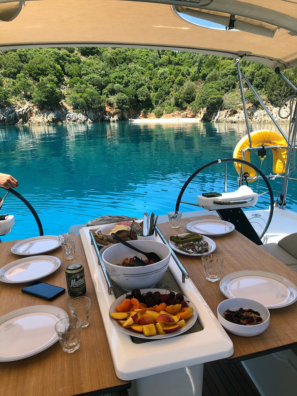 Εξωτερικοί χώροι σκάφους Bellini